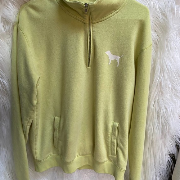Pink Victoria’s Secret Half Zip Oversized Hoodie S - Picture 2 of 3